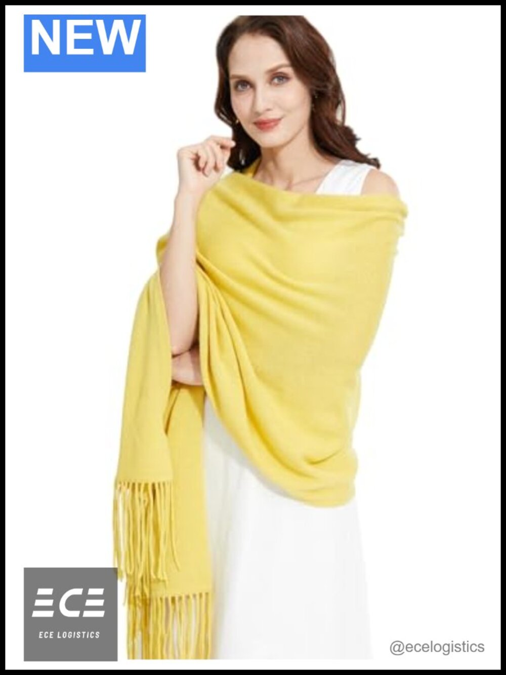 Cashmere Wool Blend Wrap Tassels Pashmina Stole Shawl Travel Women